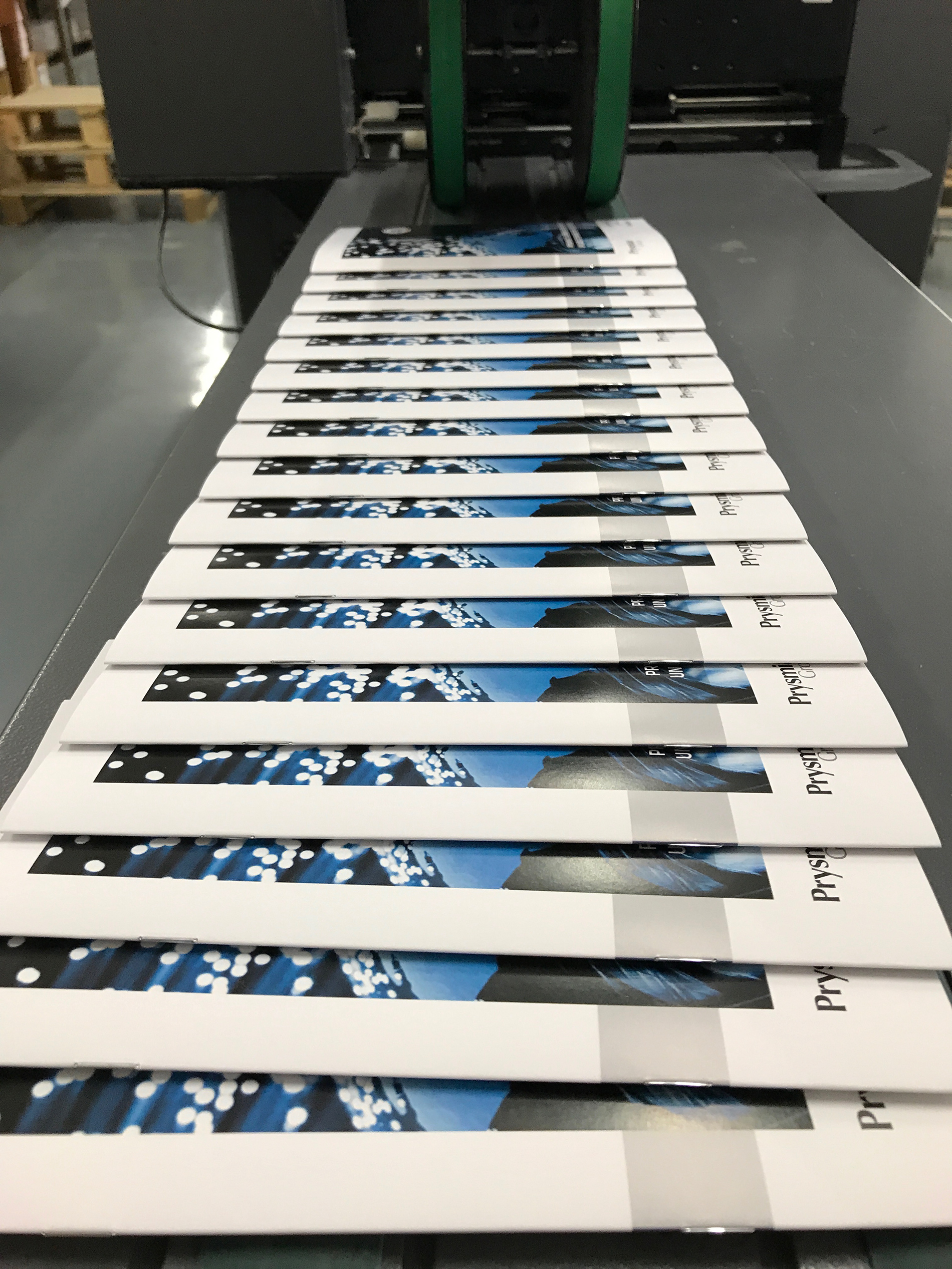 Production de brochures en finition